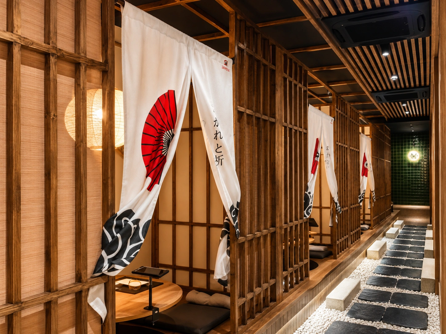 Interior of Konnichiwa by Sakura at Campo Pequeno